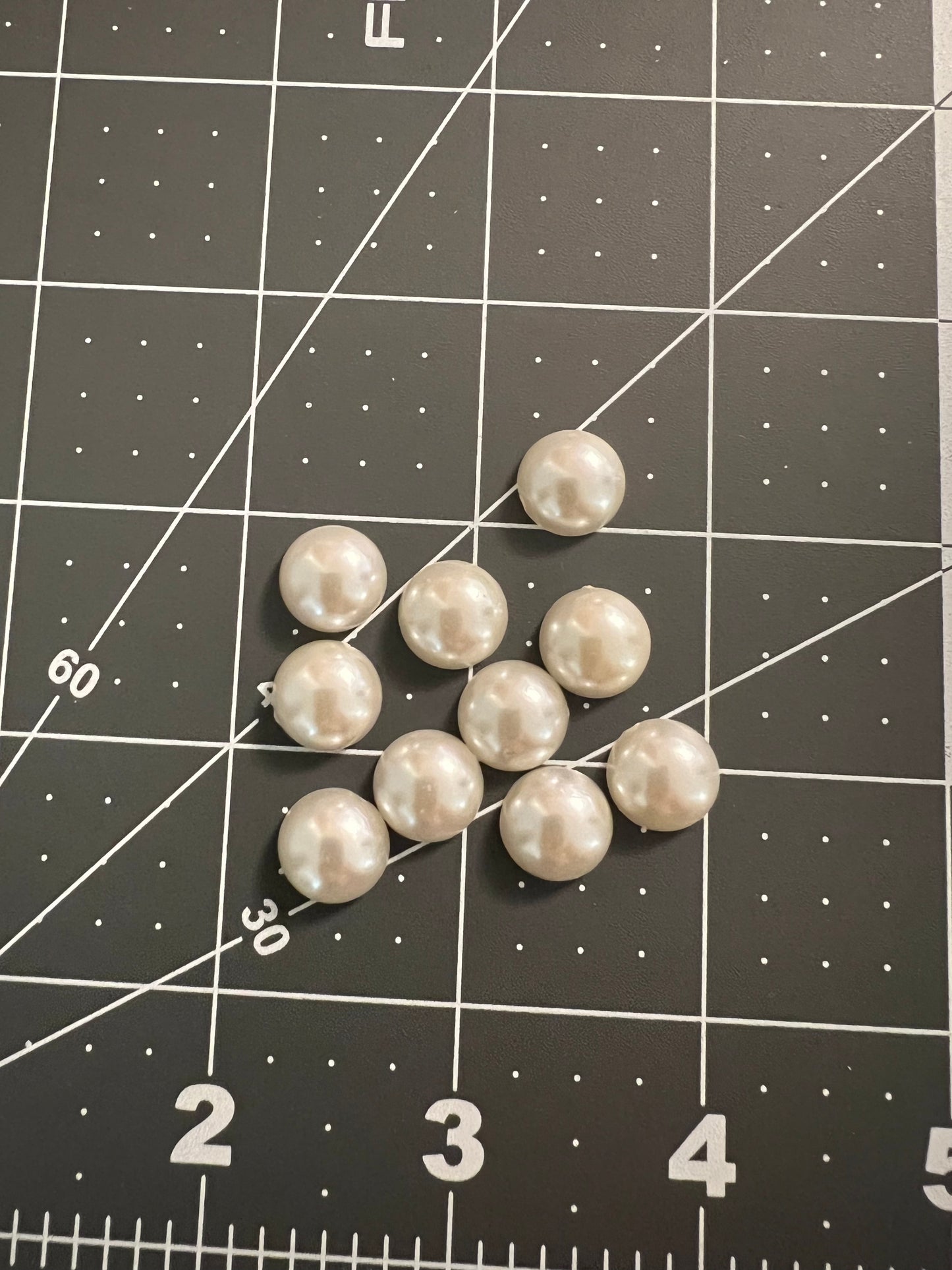 Perlas Ivory  12 mm